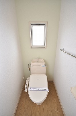 Toilet. With warm water washing toilet seat