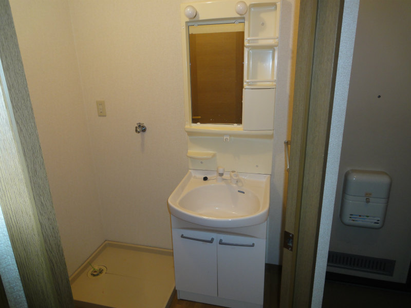 Washroom. Independent wash basin