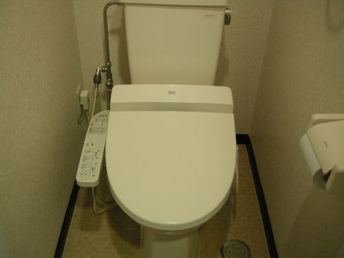 Toilet. Warm water washing toilet seat