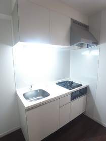 Kitchen. Two-burner gas stove with system Kitchen