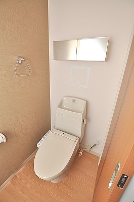 Toilet. Warm water washing toilet seat