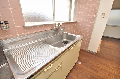 Kitchen. Window and enough cooking space is nice kitchen