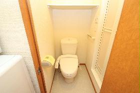 Toilet. With warm water washing toilet seat