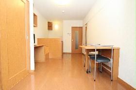 Living and room. Folding table ・ With chair