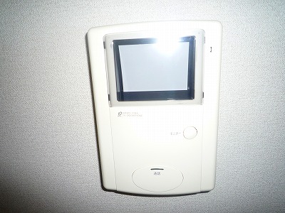 Security. Monitor with intercom
