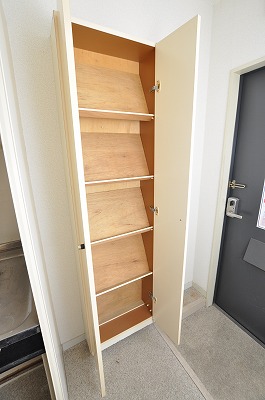 Entrance. Equipped with shoes BOX is the front door