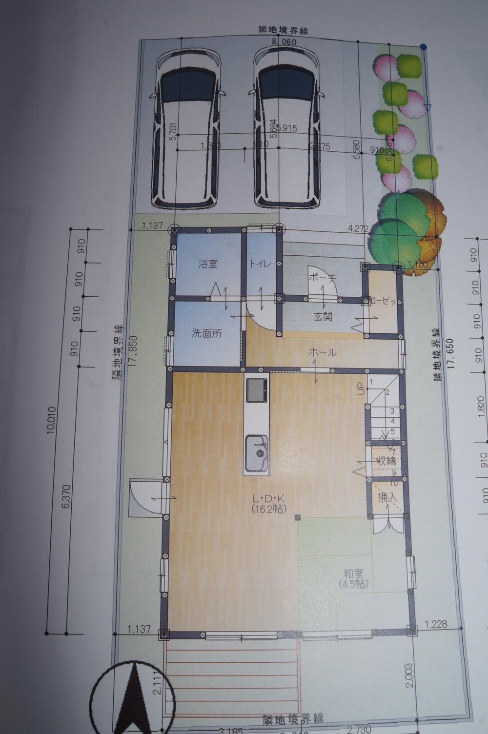 Building plan example (floor plan). Building plan example Building price 10.8 million yen, Building area 85.95 sq m