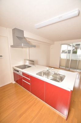 Kitchen. The kitchen is equipped with IH cooking heater!