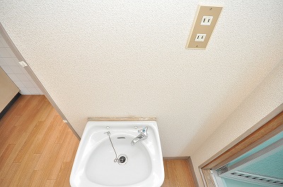 Washroom. Basin space