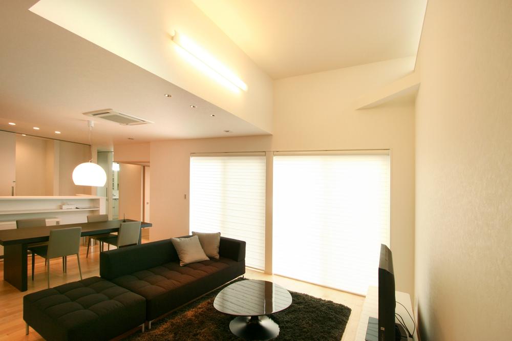 Building plan example (introspection photo). Fukuma Station housing exhibition hall