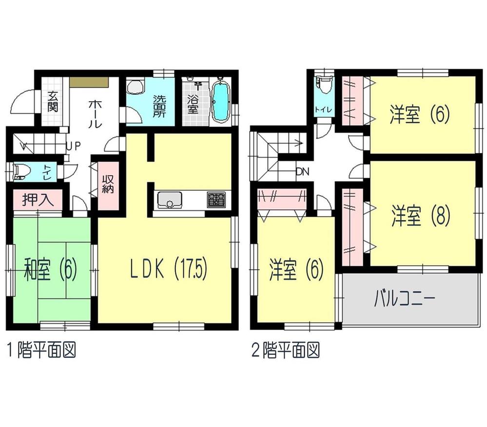 Floor plan. 21,980,000 yen, 4LDK + S (storeroom), Land area 133.51 sq m , Building area 105.98 sq m
