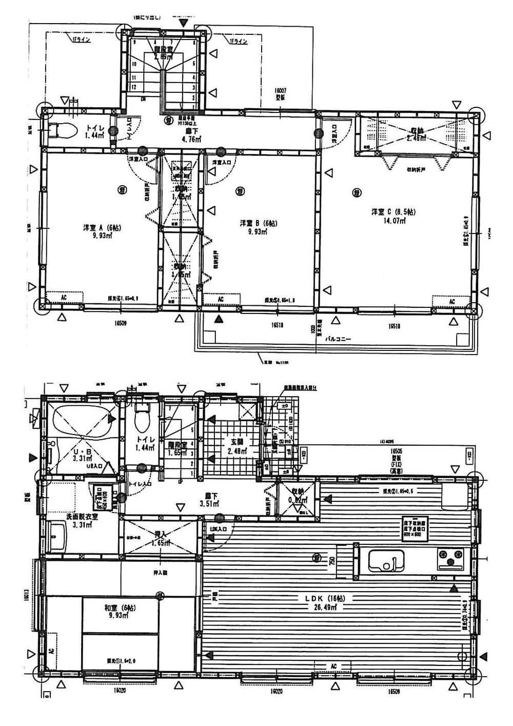 Floor plan. 20,980,000 yen, 4LDK, Land area 142.93 sq m , Building area 103.5 sq m