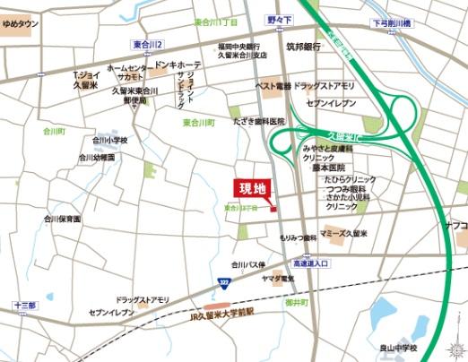 Local guide map. Area Map