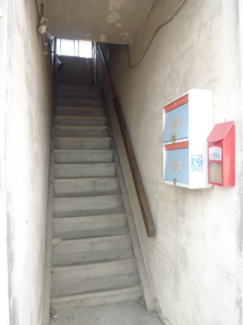 Building appearance. Stairs