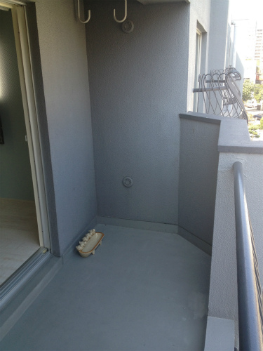 Balcony. Day is a good laundry also well dry likely