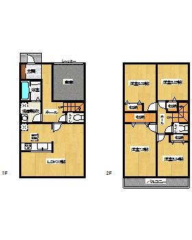 Floor plan. 22,980,000 yen, 4LDK, Land area 116.58 sq m , Building area 104.34 sq m floor plan