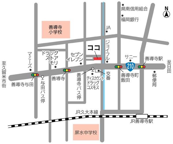 Local guide map.  ※ Traffic guide map