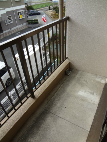 Balcony. Also is likely to dry laundry because the south-facing a!