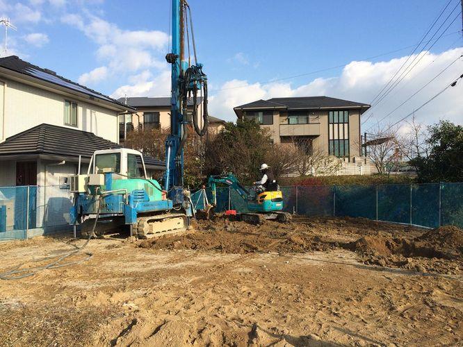 Other local. First you create a robust ground in the ground reinforcement work.