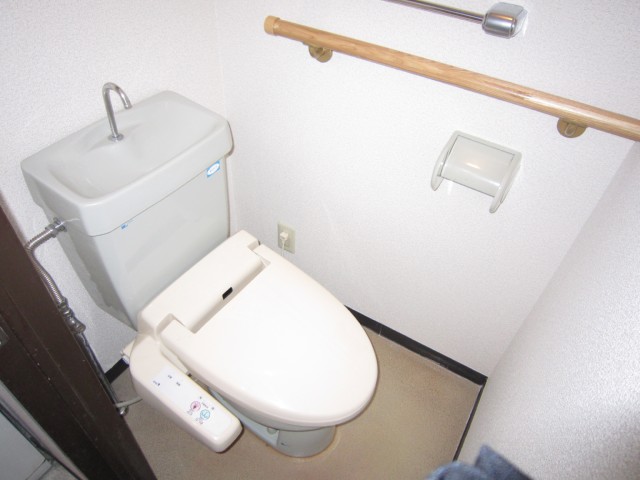 Toilet. Warm water washing toilet seat