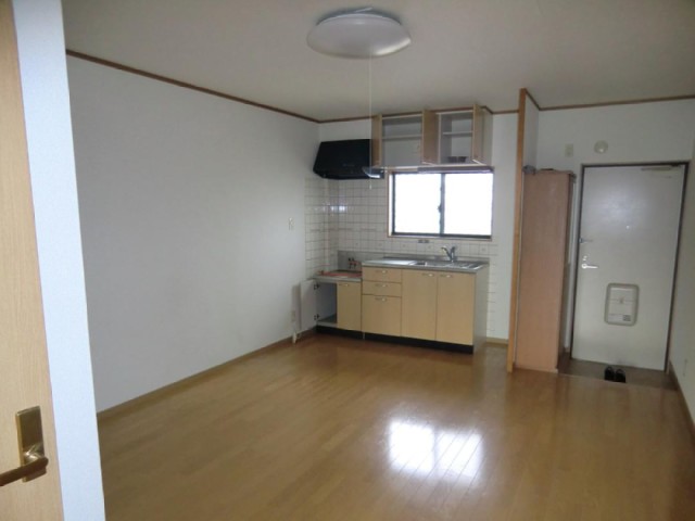 Living and room. Bright even with window kitchen