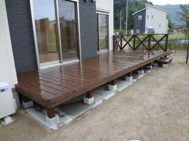 Other. Wood deck