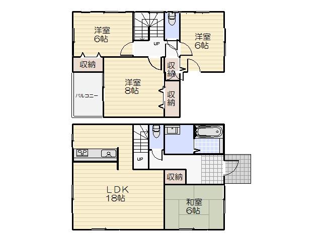 Floor plan. 24,480,000 yen, 4LDK, Land area 312.21 sq m , Building area 103.5 sq m