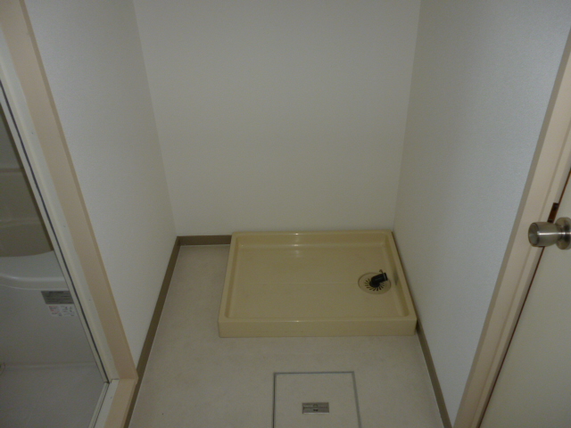 Washroom. Indoor Laundry Storage