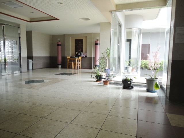 Security. When you enter the auto lock lobby