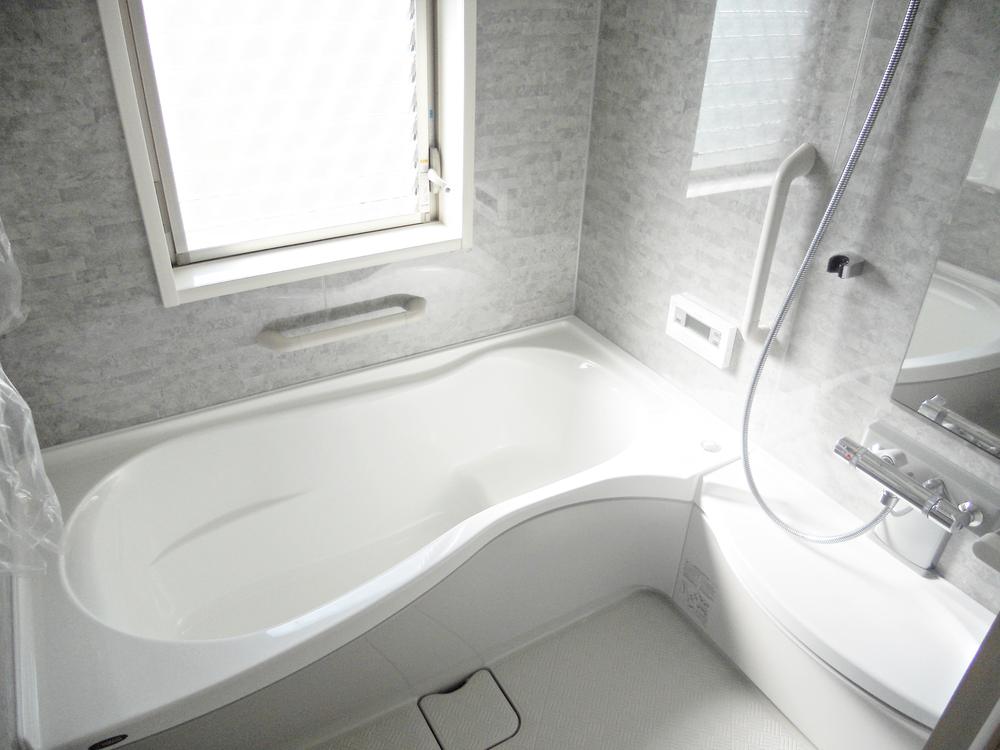 Model house photo. Bathroom