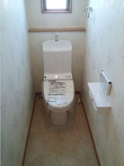 Model house photo. Toilet