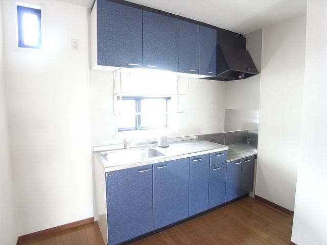 Kitchen. Bright kitchen with a window