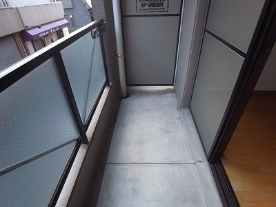 Balcony. A firmly width balcony