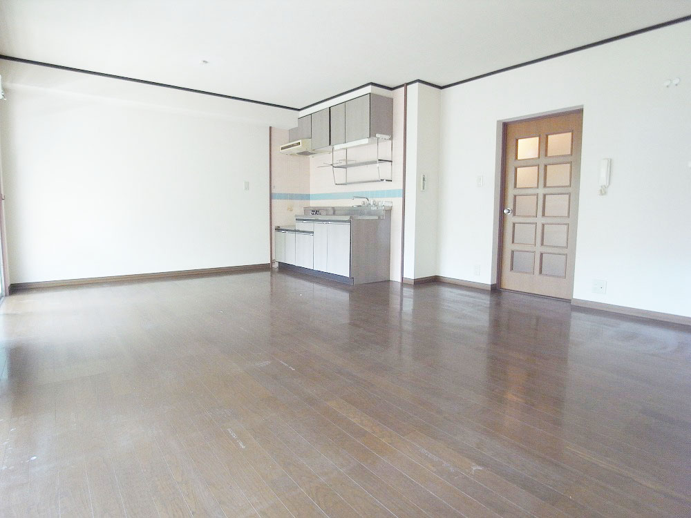 Living and room. It's bright because the living room window there are two