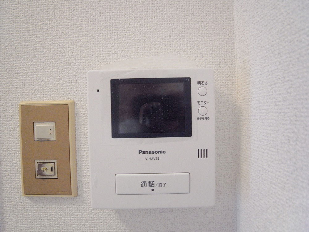 Security. With TV monitor phone that can check a visitor