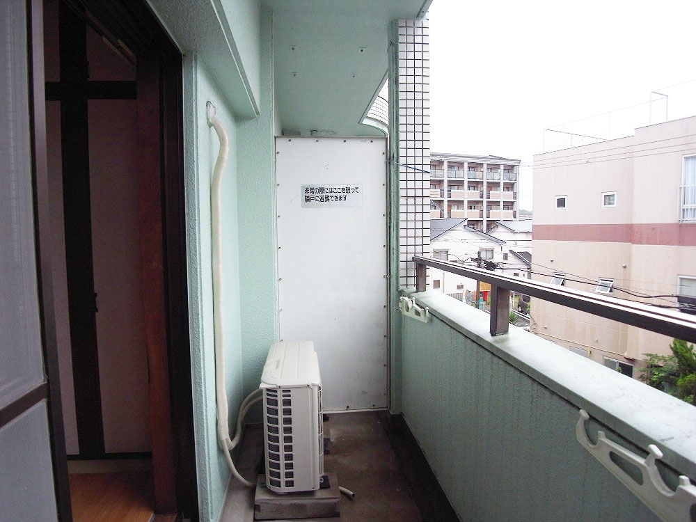 Balcony. There is a balcony of the southeast