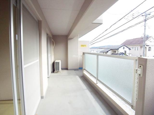 Balcony. Well a width wide balcony