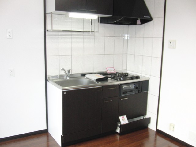Kitchen. Fashionable black