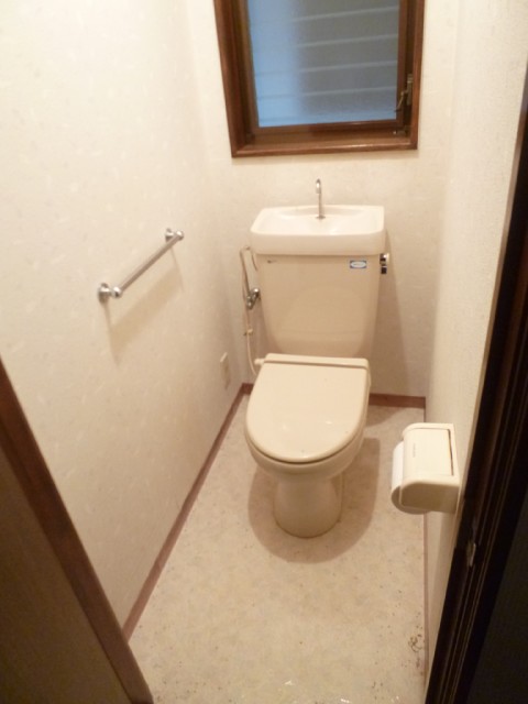 Toilet. I'm happy with window