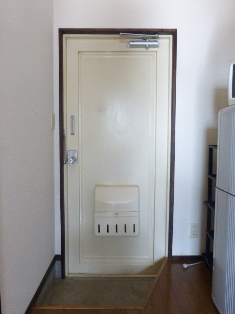 Entrance. Peace of mind with a chain