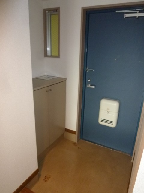 Entrance. There shoebox