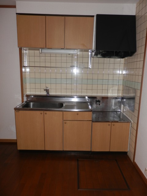 Kitchen. Kitchen of woodgrain