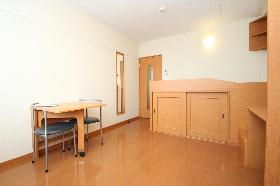 Living and room. Table (folding) ・ chair ・ Built-in bet-with