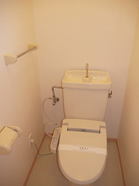 Toilet. Toilet with a window