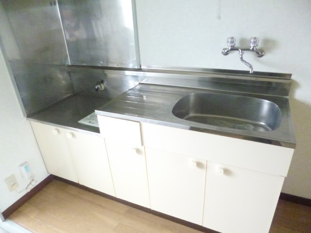 Kitchen. I put two-burner stove