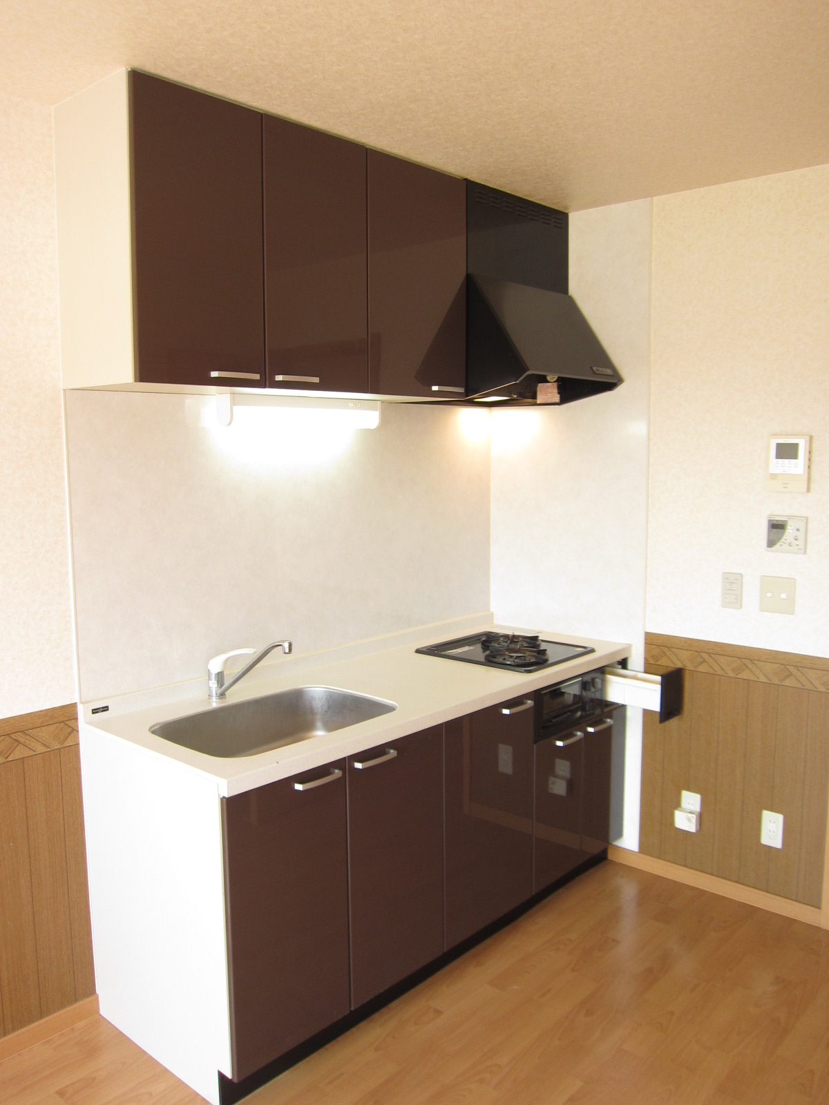 Kitchen. Built-in stove