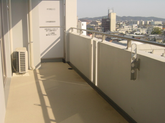 Balcony. Spacious balcony