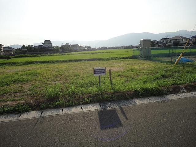 Local land photo. Lush this environment is child-rearing optimum. Also figure running around the children healthy residential land in and park. Local (08 May 2013) Shooting