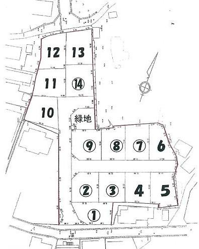 Construction completion expected view. Sales compartment No.1,2,3,7,8,9,14