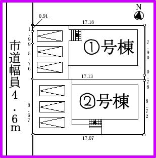 Compartment figure. 24,700,000 yen, 4LDK, Land area 148.69 sq m , Building area 105.16 sq m building layout plan